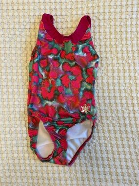 Snowflake Designs Girls Gymnastics Leotard - Child’s Medium CM